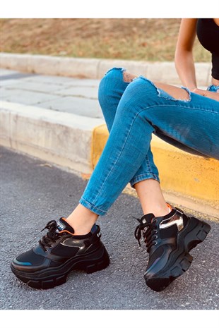 Siyah (Fashion) Kadın Spor Ayakkabı Sneakers